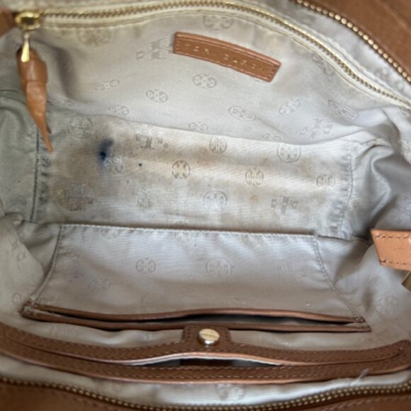 Tory Burch Amanda Mini Satchel Brown Leather Shoulder Bag - Picture 11 of 11